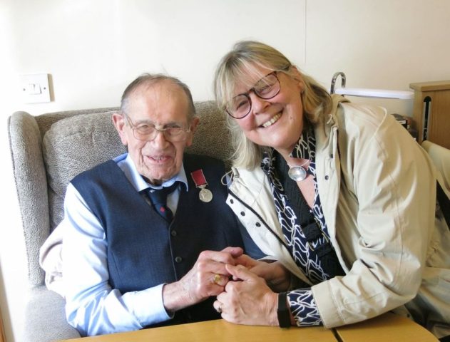 Mrs Charles McMullan with Uncle Ivan
